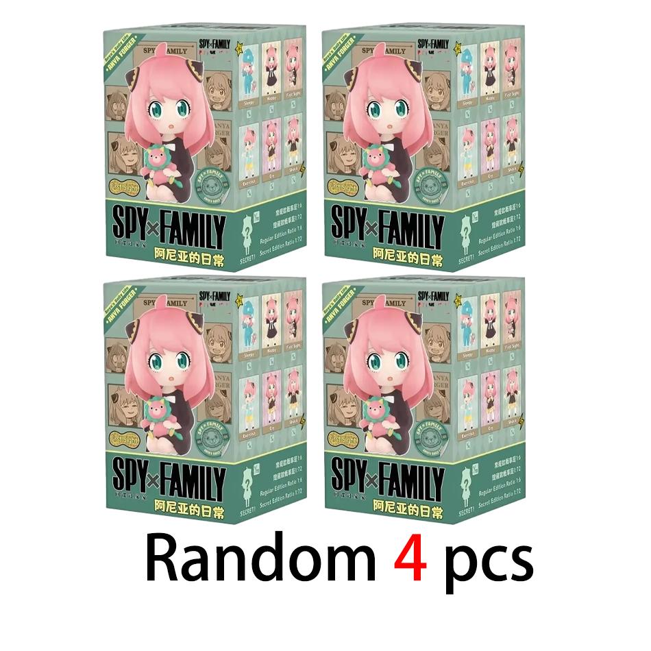 1:1 Перевыпуск Spy X Family Серия Аня Игрушки-сюрпризы Милые фигурки Кукла Коробка-сюрприз Модель Сумка-сюрприз для девочек Подарок на день рождения