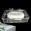 Reusable Soap Drying Rack Transparent Sponge Rack Suction Cup Soap Dish  Bathroom Accessories
