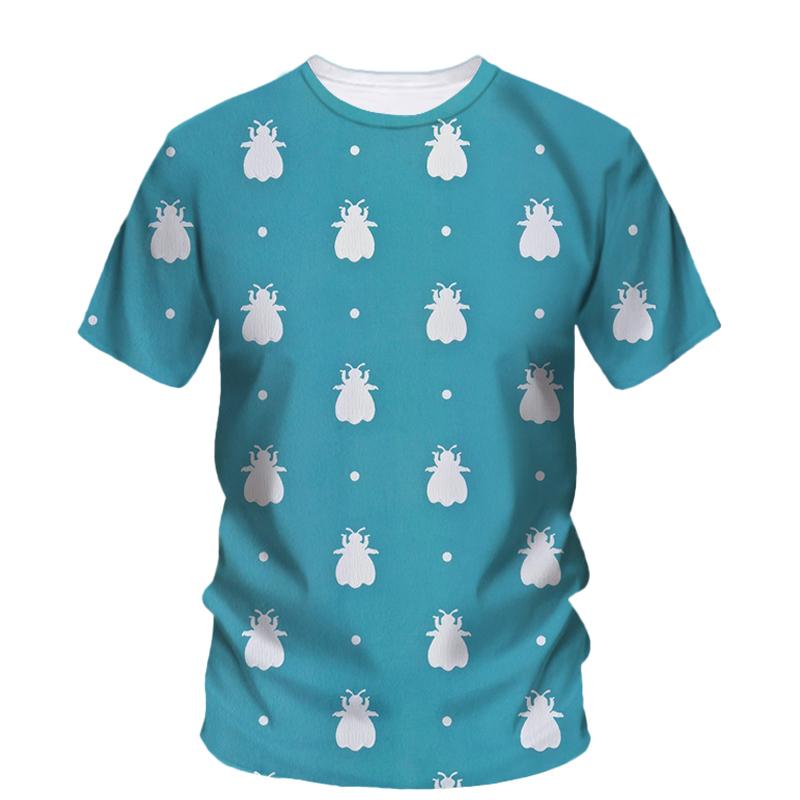 3d Printed Bee Print Summer Men'S T-Shirt Hip Hop Trend Neutral Fashion Animal Short Sleeve Quality Loose O Handsome Top