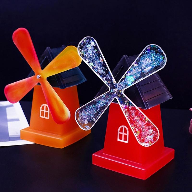 Силиконовая смоляная форма Набор для DIY Вертушка Литье смолы Силиконовая смоляная форма Вертушка Декор для дома Материалы для поделок из смолы
