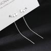 Trend Long Wire Tassel Thread Chain Climb Star Heart Pendants Dangle Drop Earrings Straight Hanging Earrings