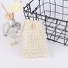 1pcs Sisal Hemp Soap Bag Blister Ramie Mesh Soap Storage Bags Foam Maker Double-layer Net Bags Foaming Easy Bubble Soap Holder