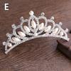 Детская мини-корона, расческа для волос с кристаллами и стразами, жемчужное сердце, цветок, диадемы, расческа, заколка для волос, свадебная корона принцессы, украшения для волос