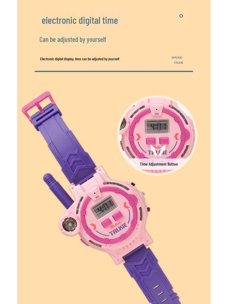 Детская умная рация-часы: Беспроводная игрушка для звонков для взаимодействия родителей и детей