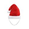Pet Santa Hat Red Fleece Santa Claus Hat Dog Cat Dress-up Costume for Puppy Kitten Small Cats Dogs Holiday Cosplay Accessory