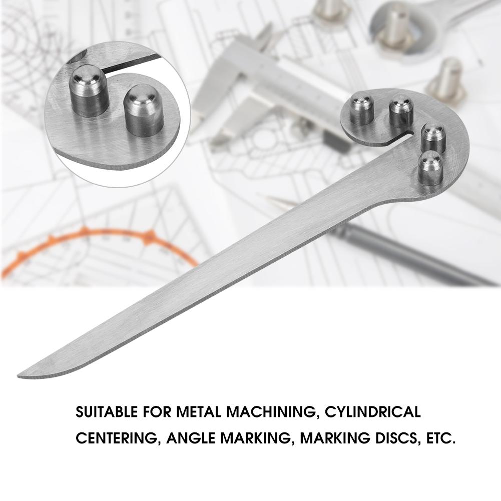 Центровочный калибр, линейка для деревообработки, небольшой портативный инструмент для маркировки, принадлежности из нержавеющей стали