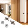 Heavy-Duty Rotation Mounting Hardware Adjustable Anti-Rust Pivot Doors Hinges Corrosion-Resistant Silent 360°Universal Joints