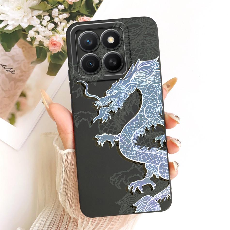 For Honor X8c Fashion Dusk Beach Painting Phone Case For Honor X8C 4G ABR-LX1 LX2 LX3 Soft Silicone Covers Bumpers