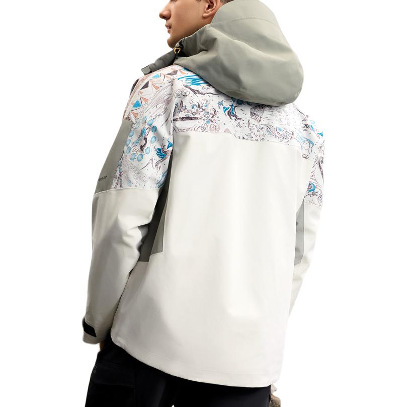 Fila X Музей Дуньхуан Серия Explore Модная Удобная Свободная Универсальная Куртка Мужская Куртка Белоснежная A11M517719F-TW