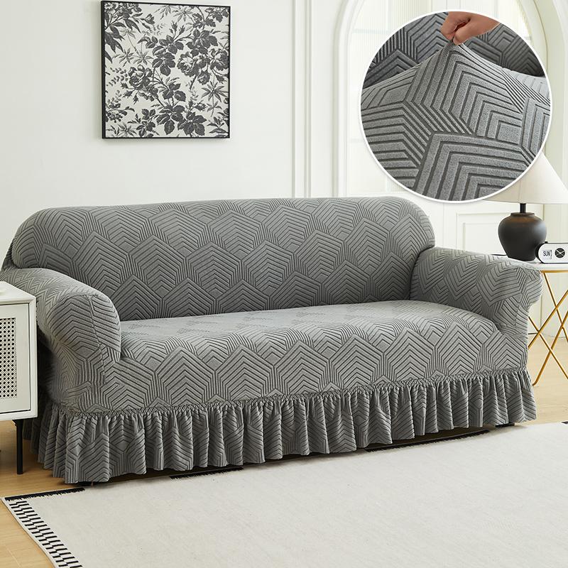 Новый жаккардовый чехол для дивана для гостиной, чехол для дивана, 1/2/3/4-местный эластичный чехол для дивана, L-образный угловой чехол для дивана для дома