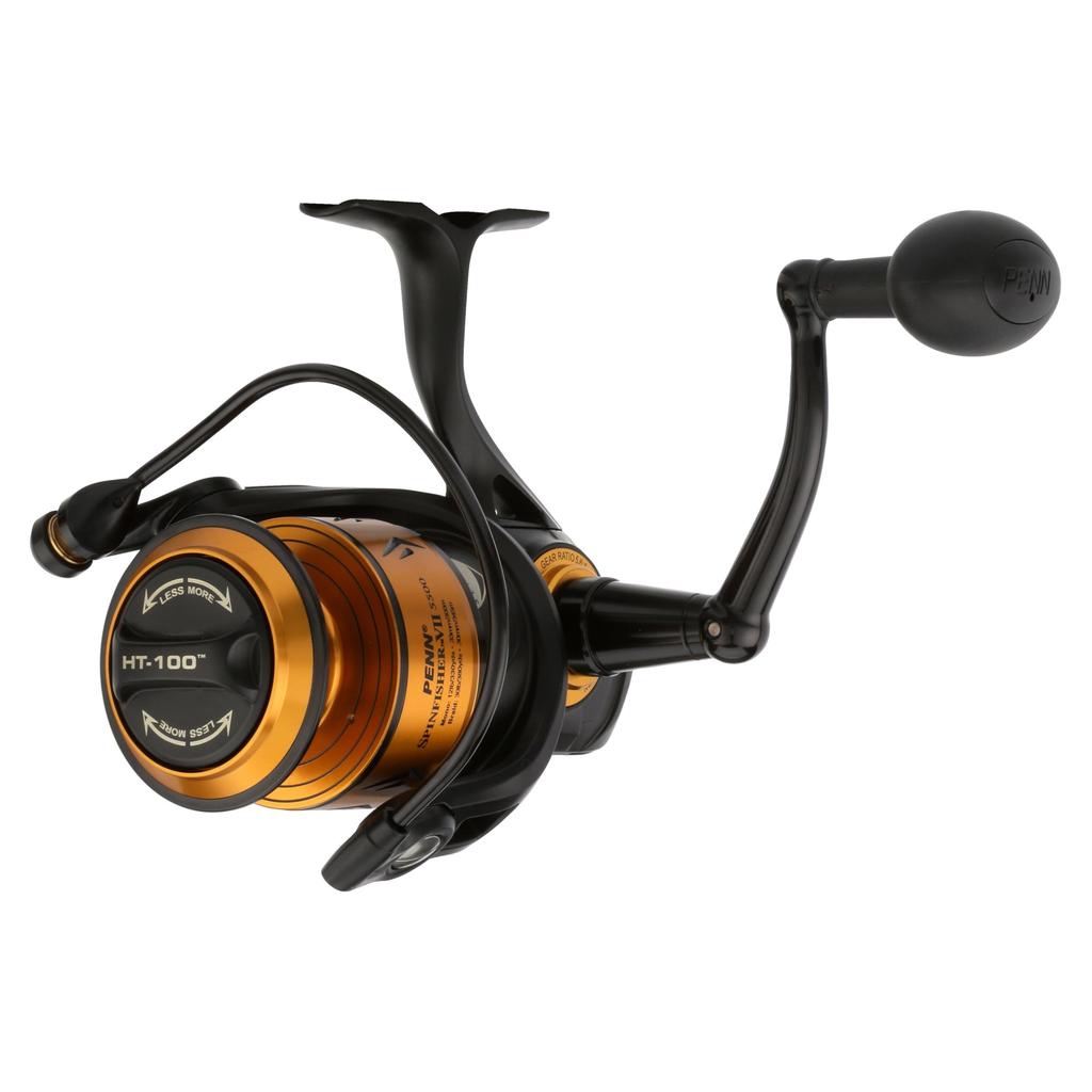 Катушка для спиннинга PENN Spinfisher VII 3500 Saltwater с правым левым расположением рукоятки, уплотнением IPX5, передним фрикционом HT-100, сверхточной шпулей с ЧПУ и прецизионной технологией передач