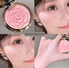 Embossed Rose-Shaped Blush for a Natural Nude Look, Brightening and Contouring for a Youthful Glow, Matte Blush Palette, High-Gloss, Non-Smudging