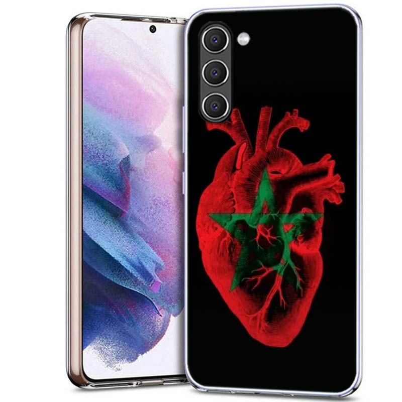 Чехол для телефона с флагом Марокко для Samsung A16 A26 A36 A56 A17 A37 A57 A07 A06 A02S A12 A22 A32 A52S A72 Galaxy A70 A50S A71 A51