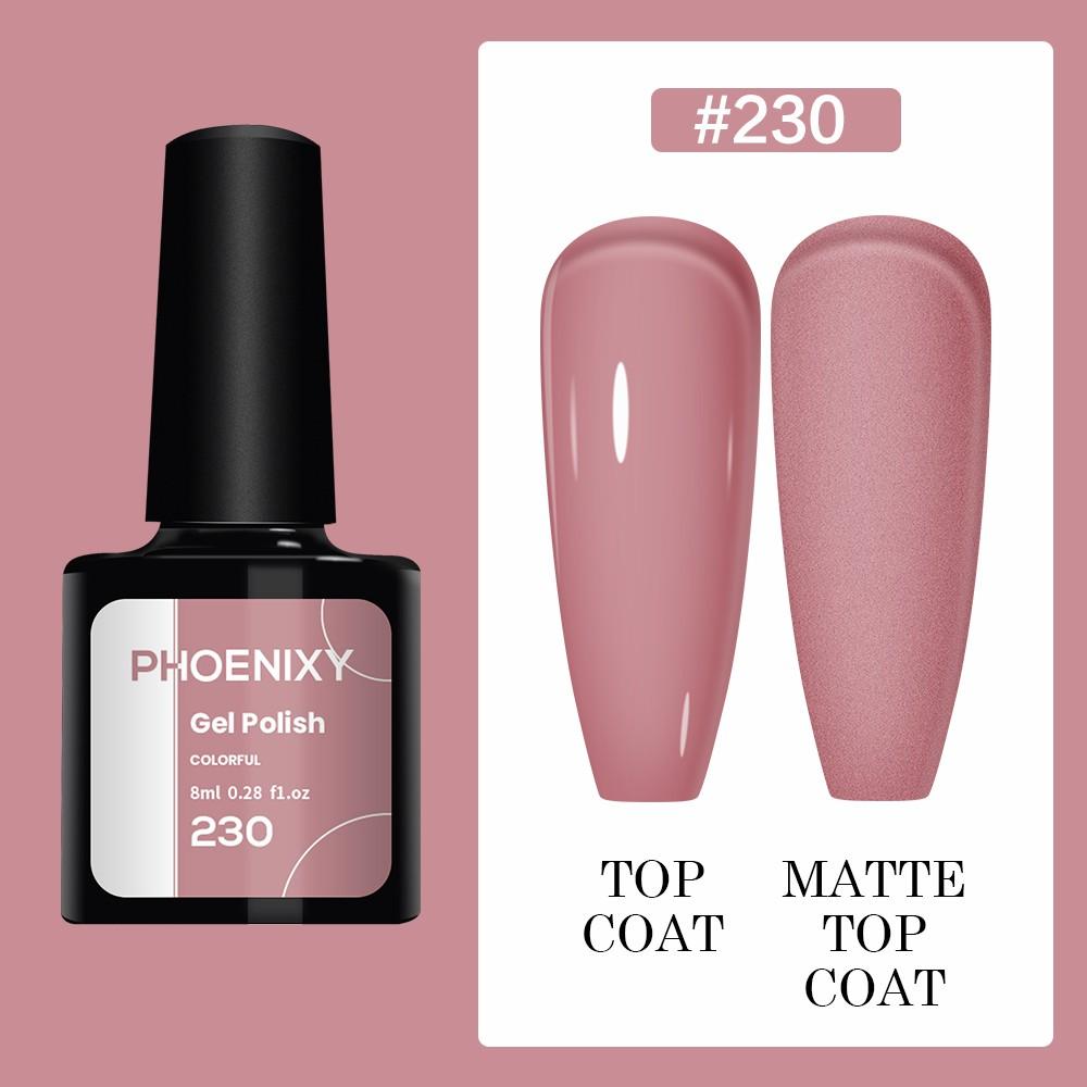 PHOENIXY, 50 шт., гель-лак для ногтей, долговечный гель-лак, верхнее базовое покрытие, полуперманентный гель-лак, дизайн ногтей «сделай сам»