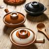 Commercial Ceramic Claypot Rice Noodles Stew & Bibimbap Pot for Gas Stove