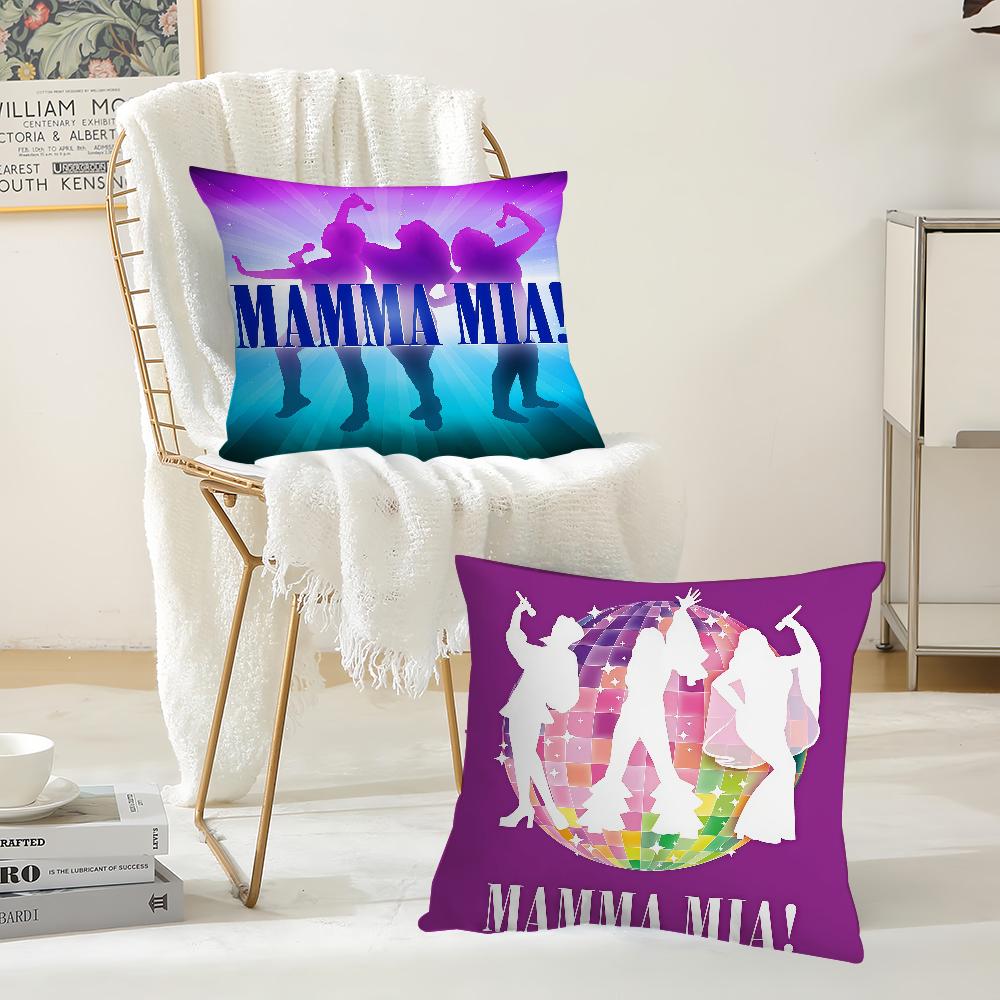 Movie Mamma Mia Pillow Case Suitable For Bedrooms Living Rooms Cars Home Decoration