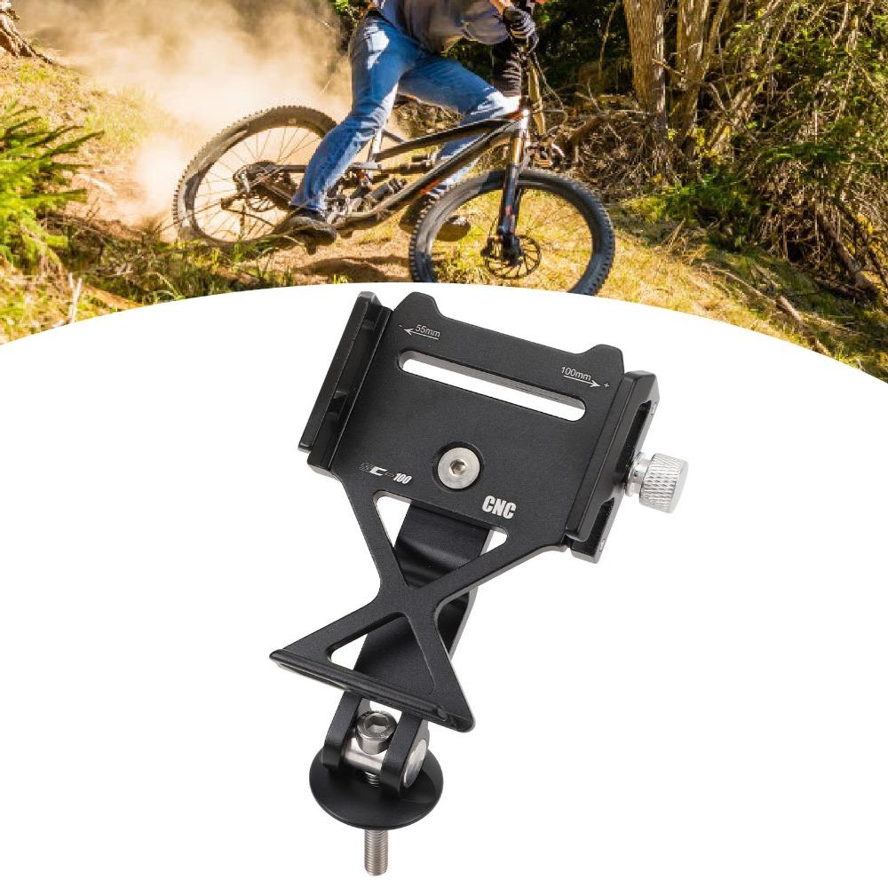 Aluminum Alloy Bike Stem Phone Stand for 4.2‑6.8 inch cell phones Cycling Equipment