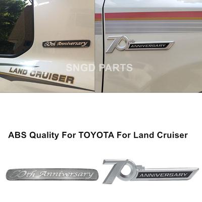 2 шт. Для Land Cruiser Боковой значок 70-летие 60-летие Значок на багажник Наклейка ABS Качество