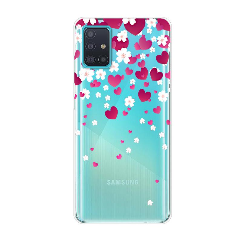 Для чехла Samsung Galaxy A71 A51 M31 Чехол M31S Мягкий силиконовый задний чехол для Samsung A71 M31S Чехол A 51 Ударопрочный чехол M31 Чехол