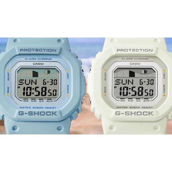 Casio Женские часы G-SHOCK GLX-S5600-7BJF [G-SHOCK G-LIDE Compact Size] Square Watch White Digital