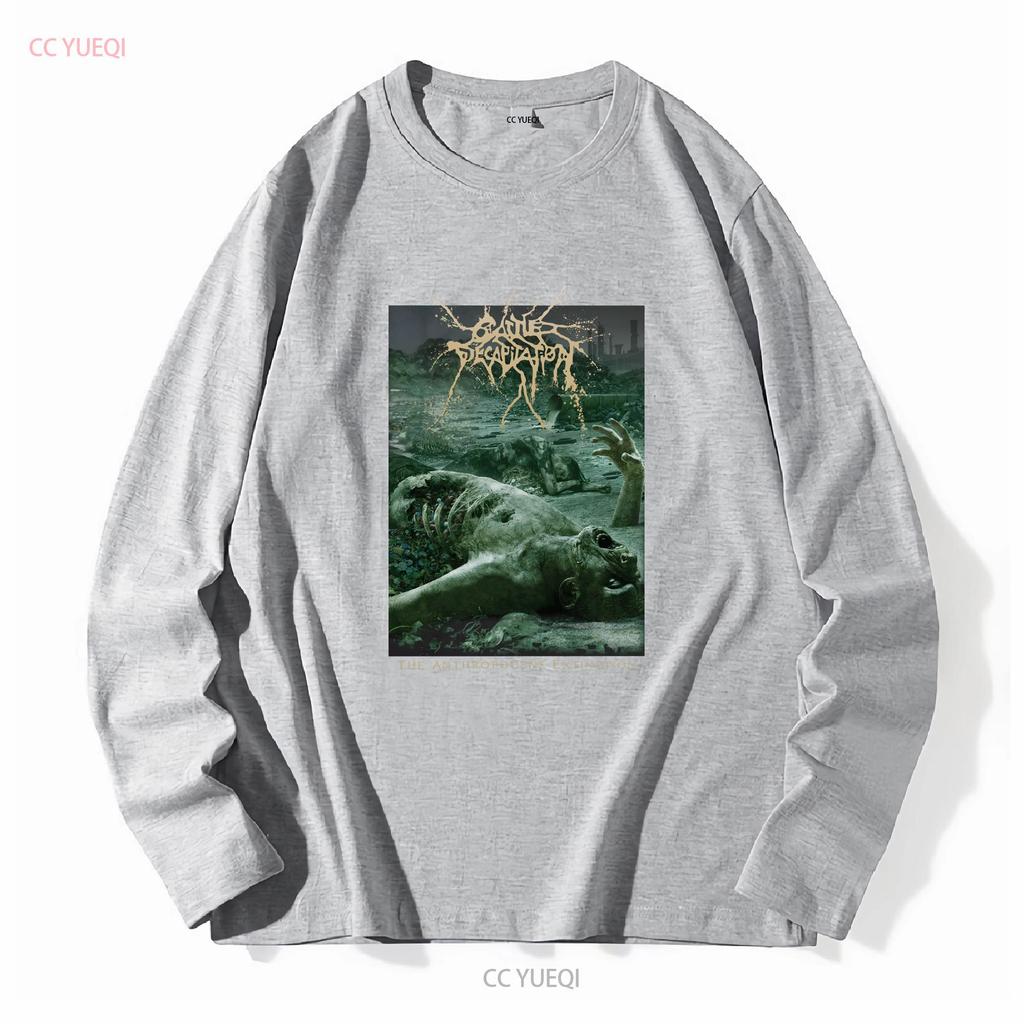 cattle decapitation anthropocene extinction T Shirt vintage Washed Stylish streetwear Versatile Unisex Slightly Soft