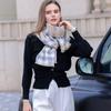 Scarf Women's Atmosphere High-end Sense Niche Autumn and Winter Students Keep Warm Imitation Cashmere Fringed Scarf Trendy Shawl
