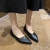 2024 New Fashion Hot-selling Square Heel Pointed Toe Shallow Slip-on Comfortable Spring and Autumn Women's Shoes Zapatos