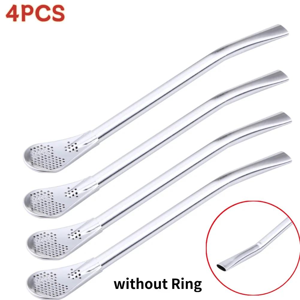 Stainless Steel Drinking Straw Filter Handmade Yerba Mate Tea Bombilla Tool