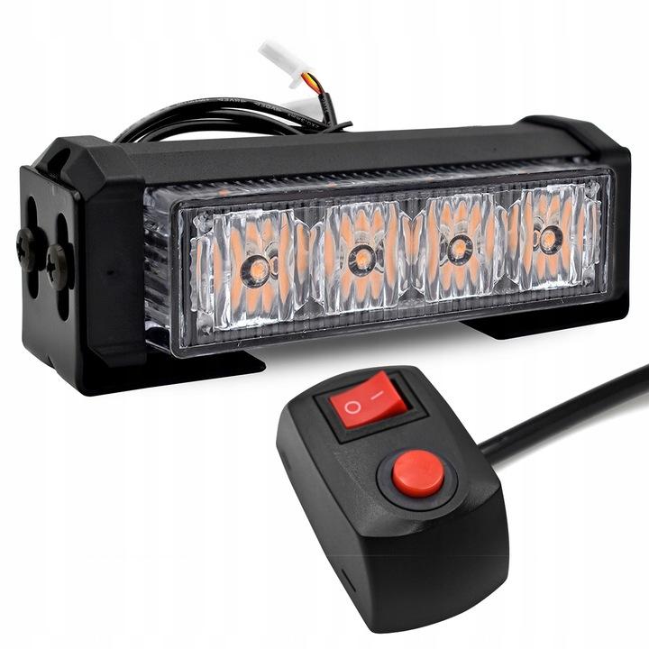 Diodowe Koguty Led Stroboskopy Lampy Ostrzegawcze Hoalte 12V 24V Strobo Kpl