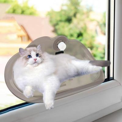 Кошачья лежанка на окно присоска гамак для кошек внутри кошачьи кровати для домашних кошек противоударная кошачья лежанка на подоконник для