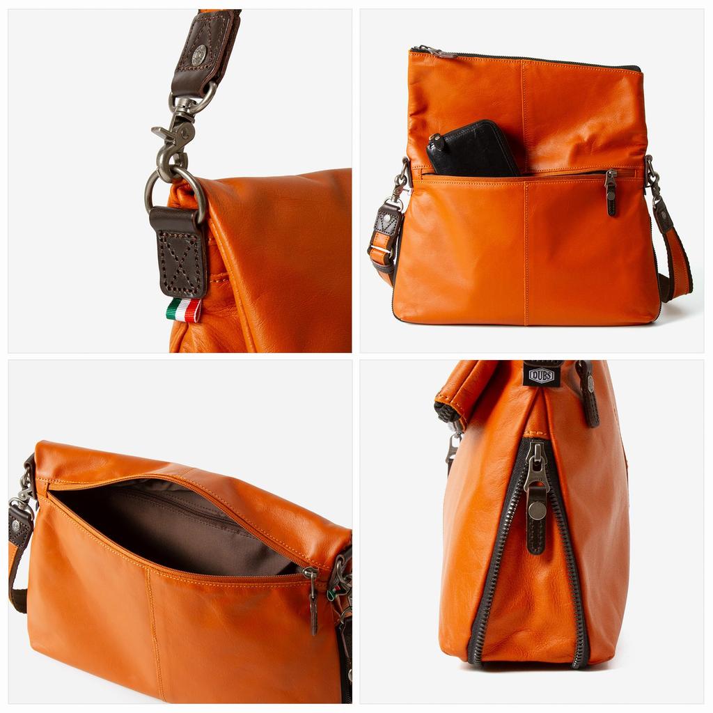 DOUBLES Натуральная кожа Клатч на плечо Темно-синий Мужская сумка, Сумка, VLR-1656,