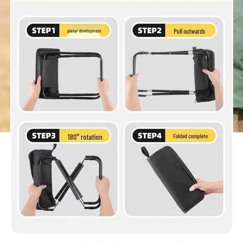 Portable Handbag Style Folding Stool