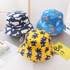 Fisherman's hat for children, summer sun protection, thin style for boys, large brim, wide brim, cute Korean style for girls