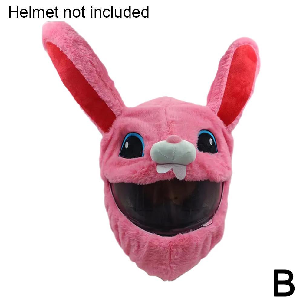 Новый многофункциональный чехол для мотоциклетного шлема, модный мультяшный пылевой зимний забавный защитный шлем, утолщенный плюшевый чехол Windproo A Q2A5