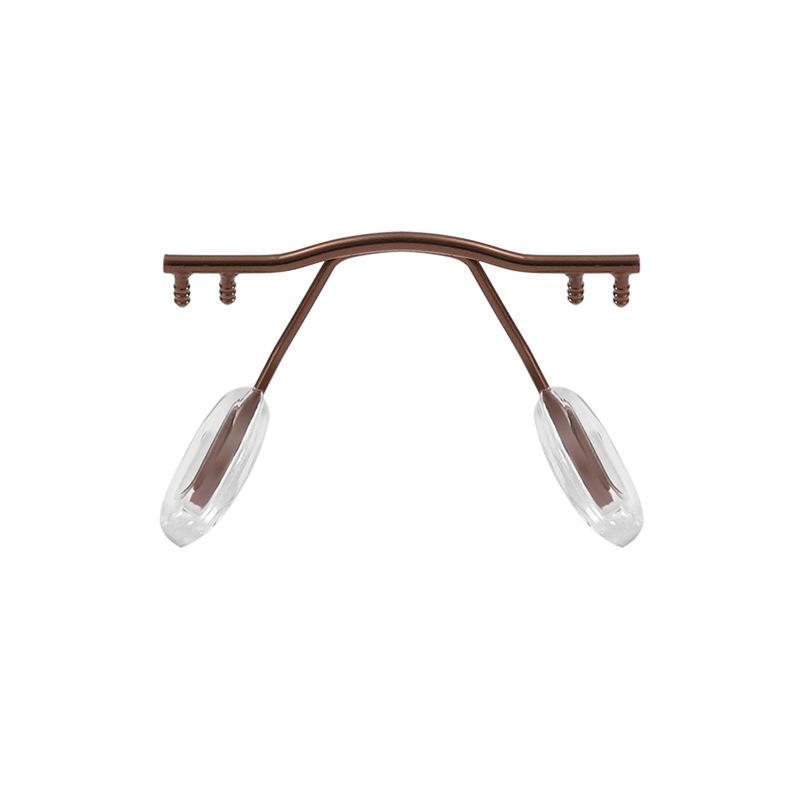 1 шт., носовой упор для очков, оправа для очков, металлическая оправа без оправы, держатель для переносицы, ремонт, замена, аксессуары для очков