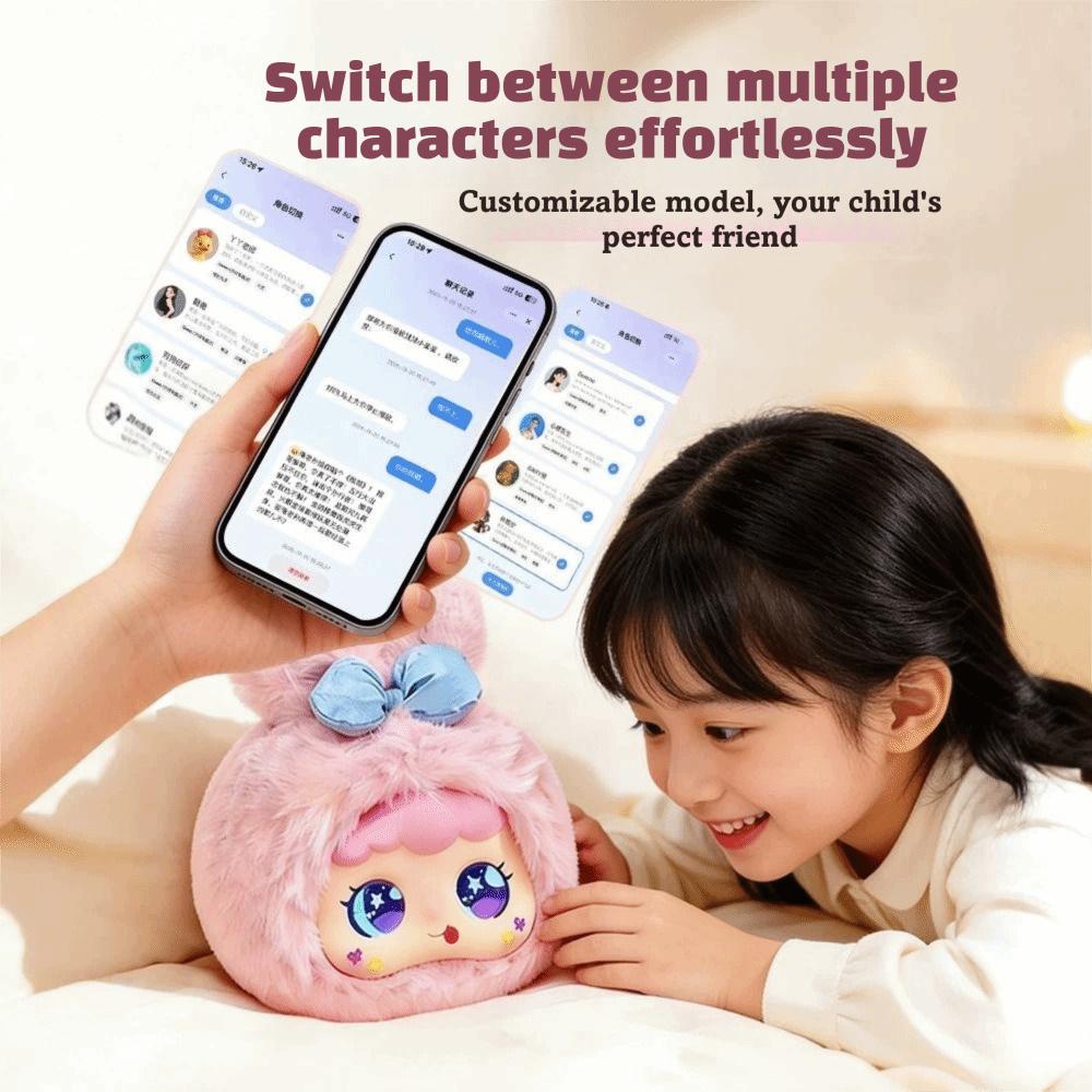 Winking Interaction AI Cat Plush Toy Voice Chat Toy Pendant Student Stress-relief Companion