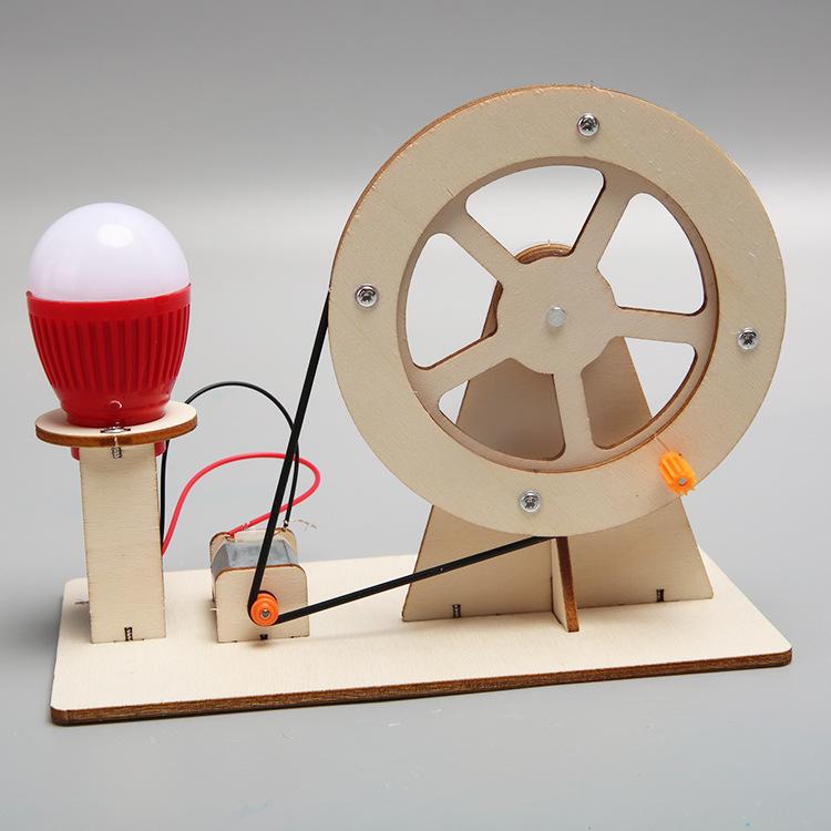 Scientific Experiment Hand-cranked Generator Diy Students Technology Small Production Children's Creative Invention Diy Material Package