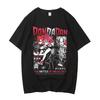 Japan Anime Dandadan Turbo Granny Cat Graphic T Shirt Fashion Cartoon Oversized T-shirt Men Women Vintage Casual Cotton T-shirts