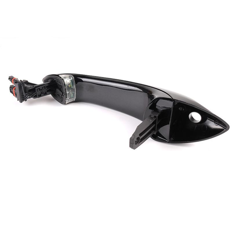 Black White Car Exterior Comfort Access Door Handle For BMW 5 7 Series F01 F02 F06 F10 520d 520i 525d 528i 530d 530i