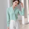 Women Spring Autumn Style Blouses Shirts Lady Casual Long Sleeve Bow Tie Collar Blusas Tops