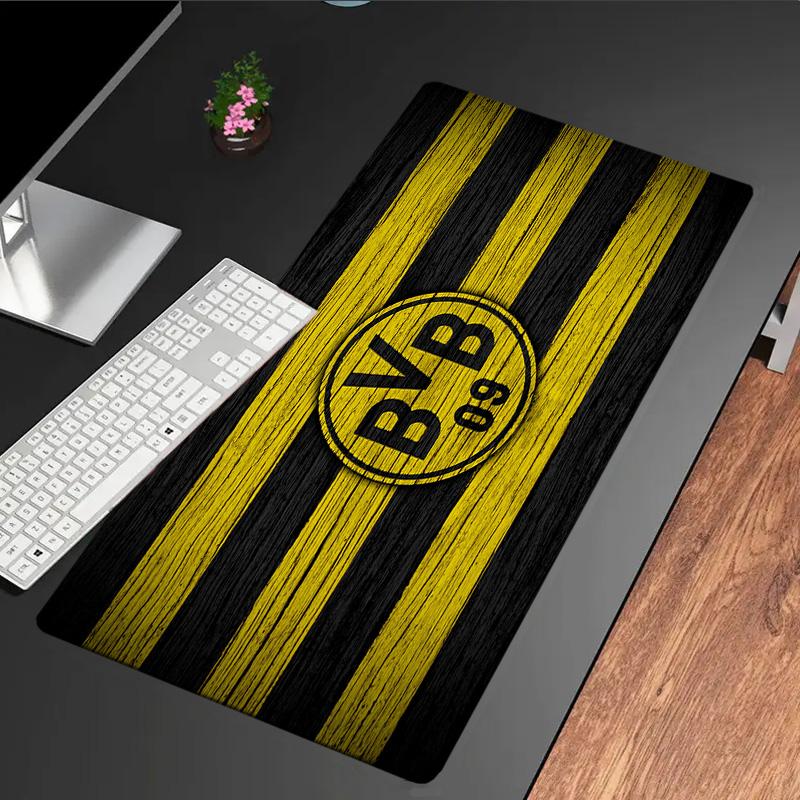 Коврик для мыши Borussia Dortmund, резиновая основа, коврик для стола для киберспорта, коврик для мыши для геймеров и офисного использования, игровой стол, легко моющийся коврик