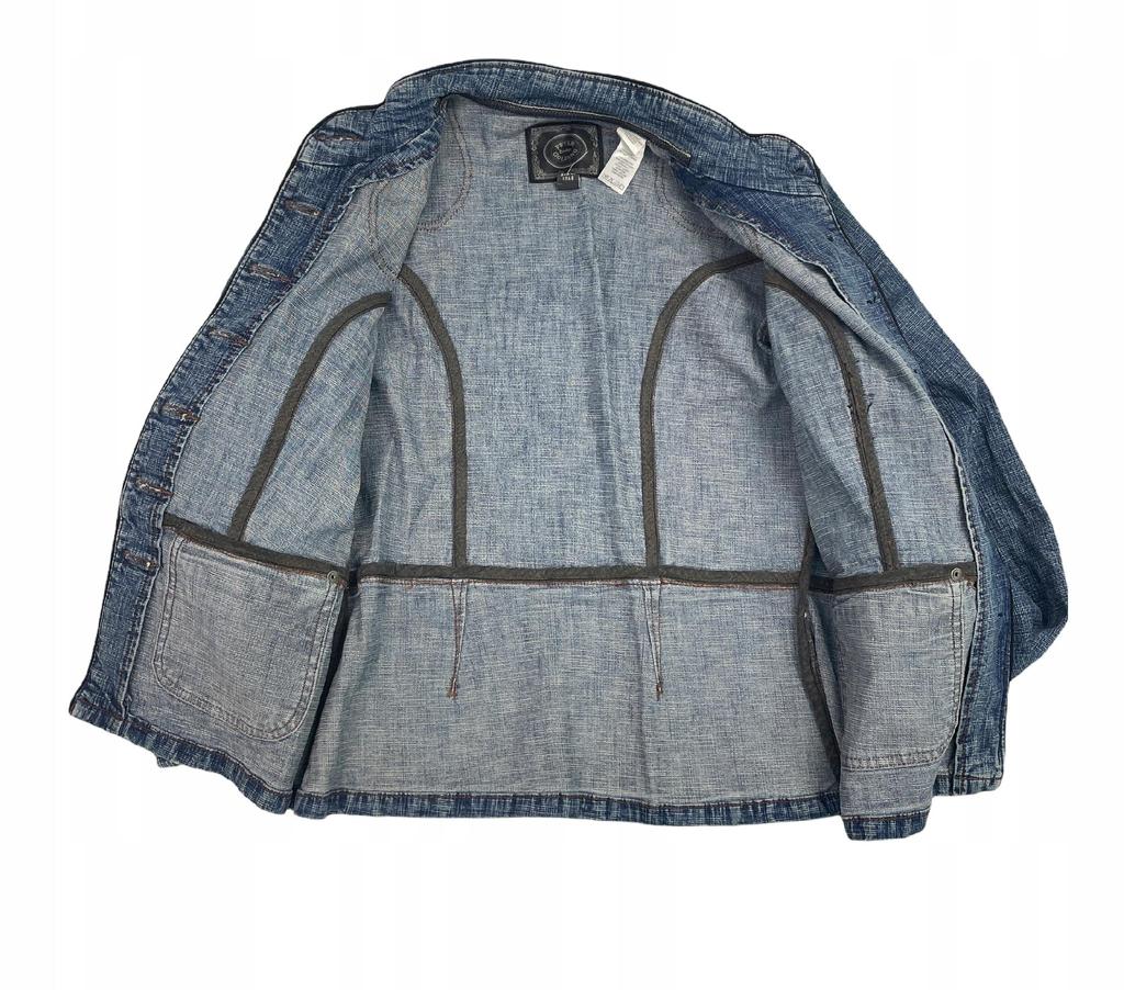 Синяя женская джинсовая куртка PETER GOLDING M - Б/у