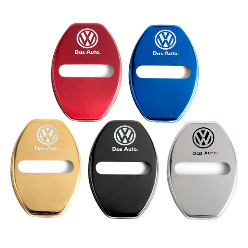 For VOLKSWAGEN VW Car Door Lock Protective Cover For Volkswagen GOLF 5 Tiguan Polo Golf 6 Golf 7 Jetta  Accossories Car Styling
