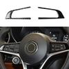 2 шт., декоративные наклейки на руль автомобиля, накладка из углеродного волокна для Alfa Romeo Giulia 2017-аксессуары для салона автомобиля