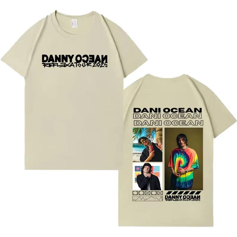 26 Spring summer Rapper Danny Ocean Album Tour Graphic Tshirt Mens Harajuku ONeck Casual Clothes Classic Short Sleeves Unisex