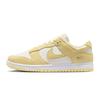 Кроссовки Dunk Low top для скейтбординга Женские Белый Желтый IO4244-104