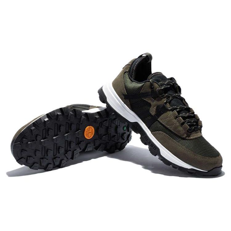 Timberland Кроссовки Treeline Lace-Up, амортизирующие, нескользящие, прочные, с низким верхом, функциональные, мужские, зеленые, A65DM