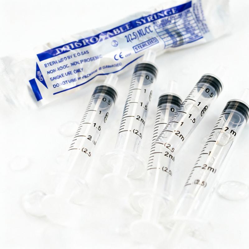5-100 Pcs 2/2.5ml Plastic Syring Individually Packaged Nutrient Syringe Measuring For Animal Food Feeding Tools Without Needles
