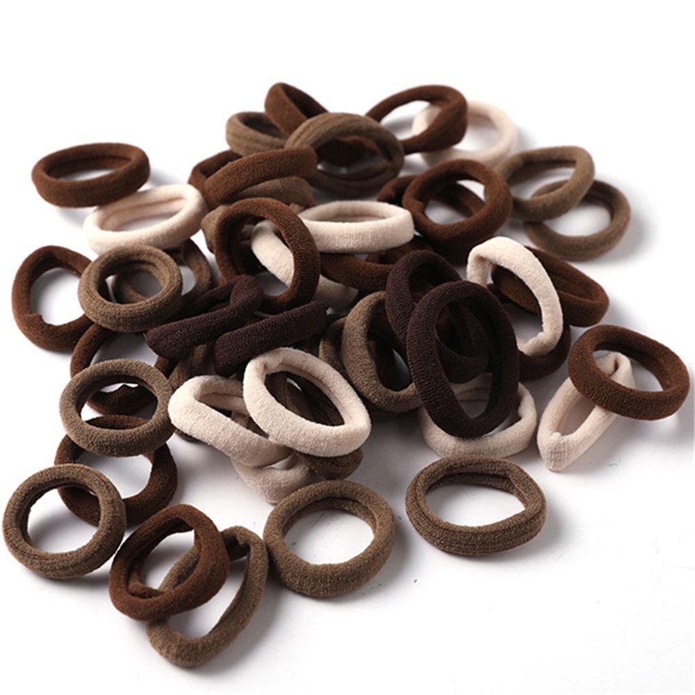 No-damage Nylon Hair Accessories Scrunchies Hair Rope Ties Rubber Bands Elastic Hair Bands