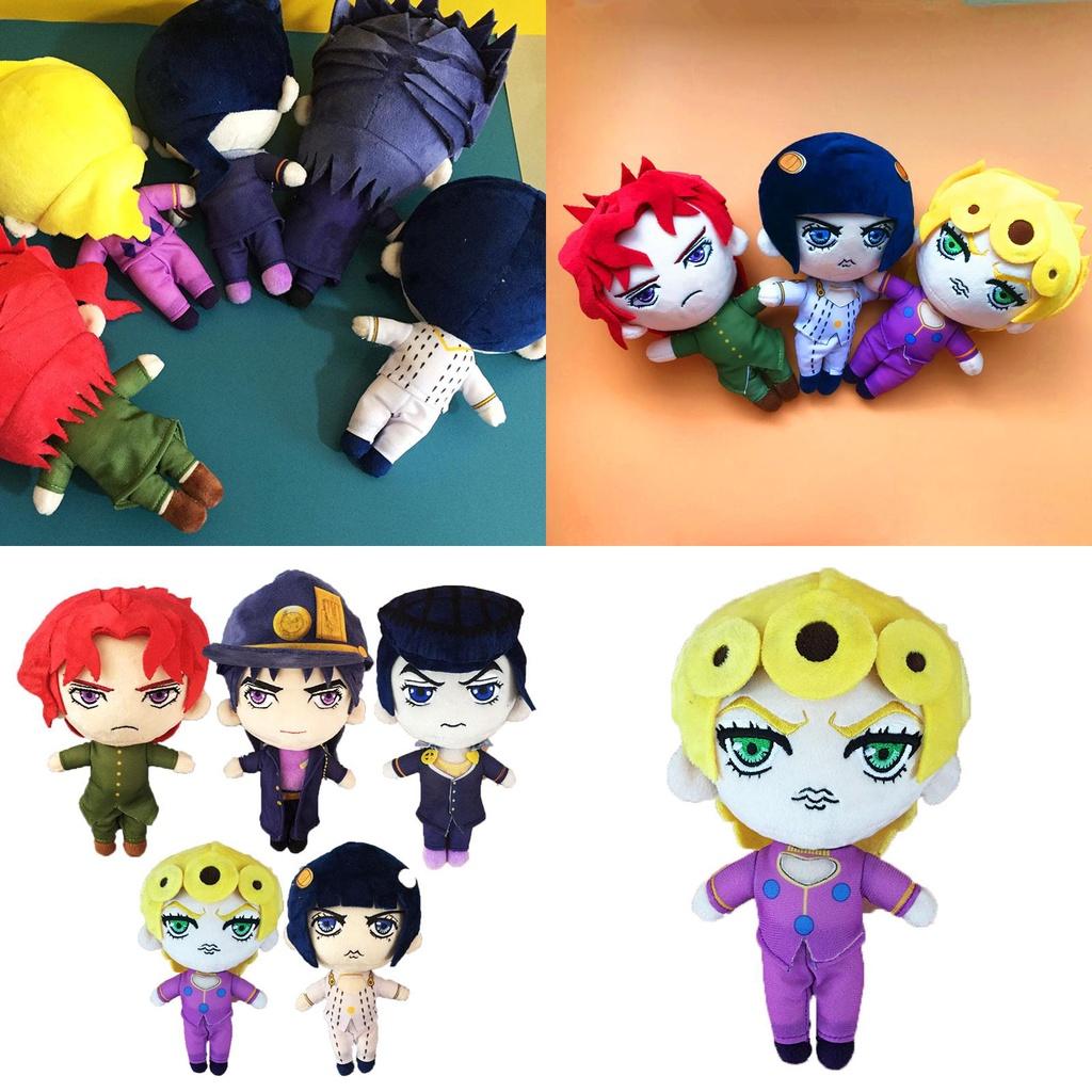 Очаровательная плюшевая кукла Jojos Bizarre Adventure с Бруно Буччеллати, Джоске Хигашикатой, Джорно Джованной и Нориаки Какёином для детей и фанатов